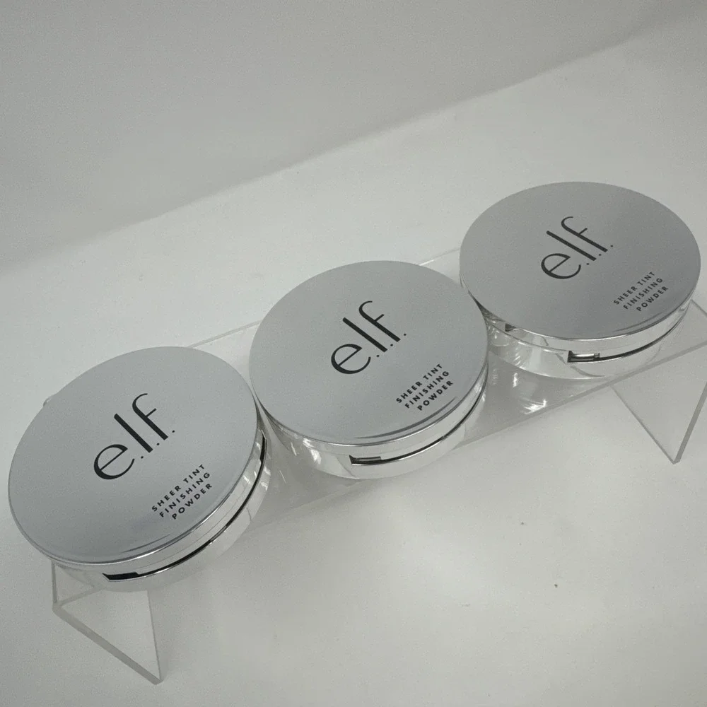 3 Pack E.l.f. Sheer Tint Finishing Setting Powder Light/Medium 0.33 oz. Elf